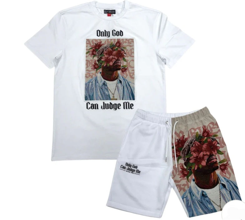Only God Can Judge Me Short Set