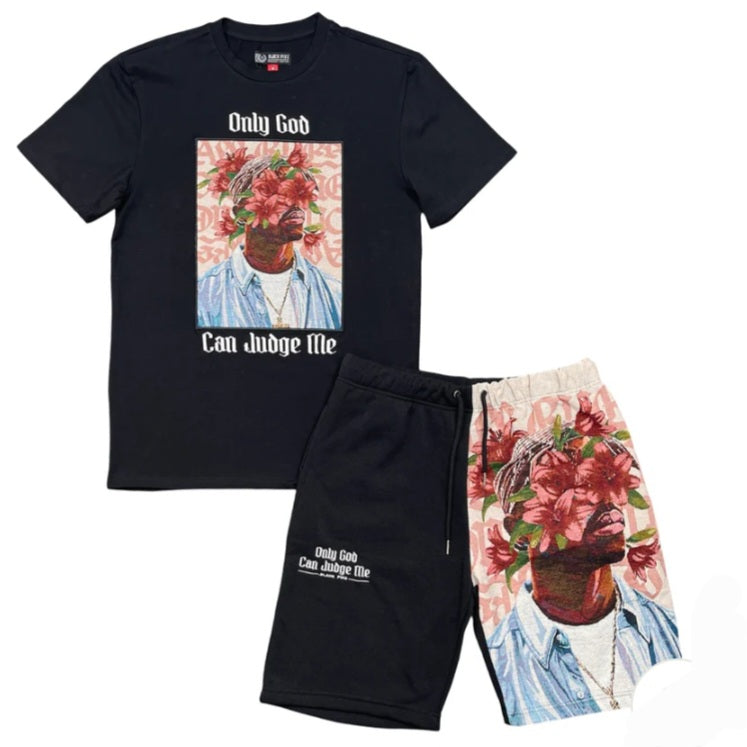 Only God Can Judge Me Short Set